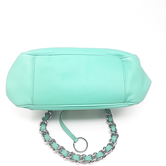 Rare Alexandra Clancy Leather Chain Link Purse - Picture 11 of 13